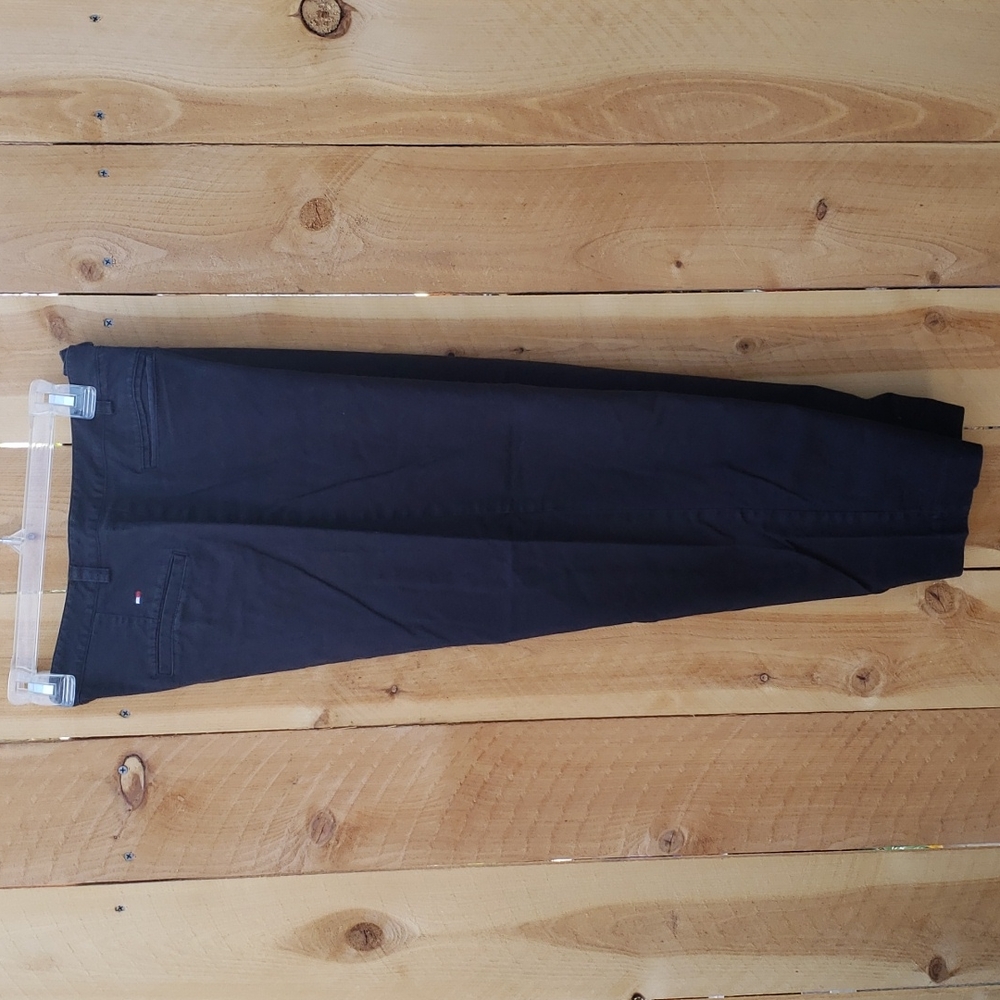 Tommy Hilfiger Black Cotton Blend Pants 8 - Picture 8 of 9